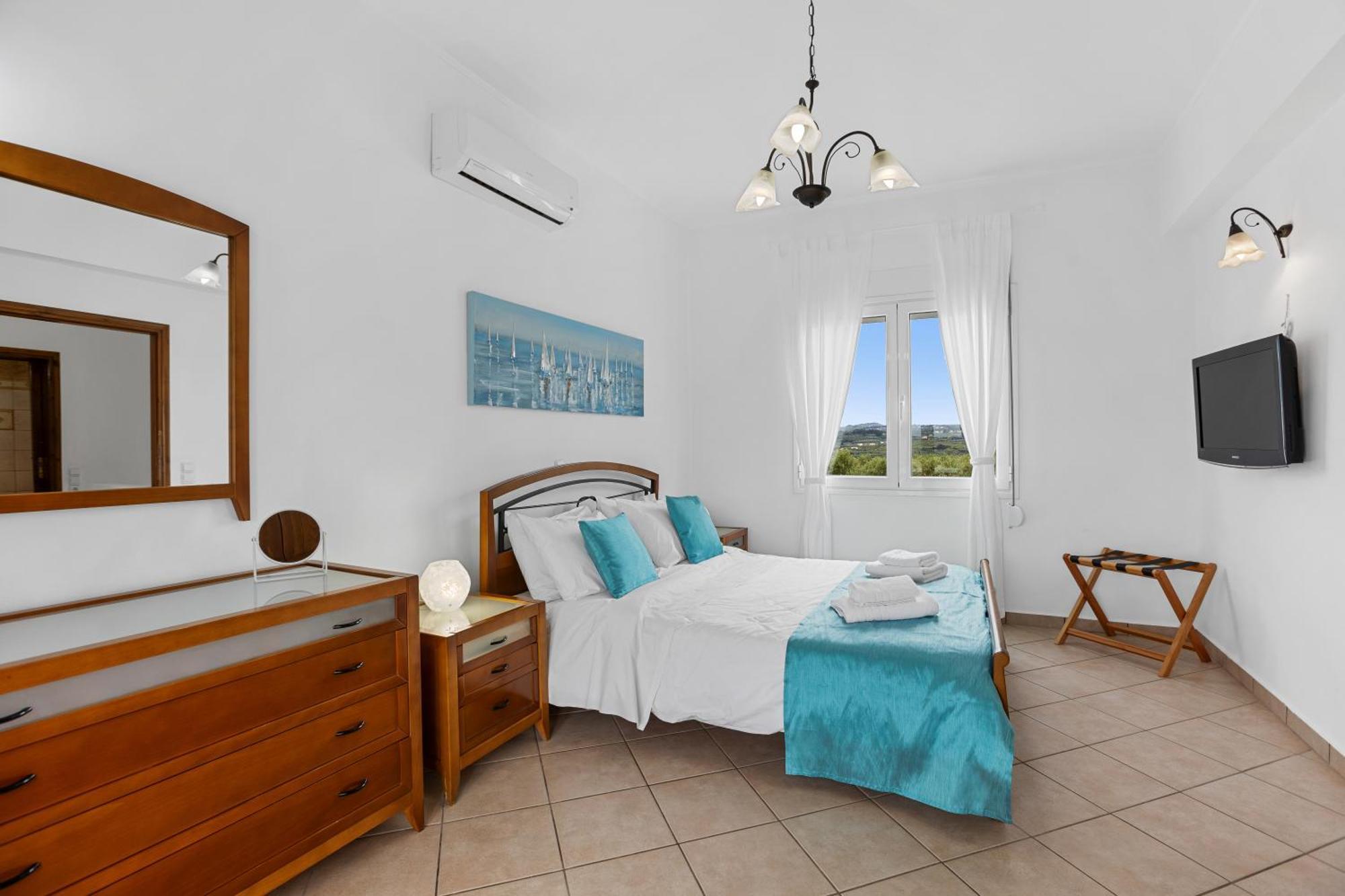 Sea View Villa Stelios With Private Pool Near The Beach Kalyves Exterior foto