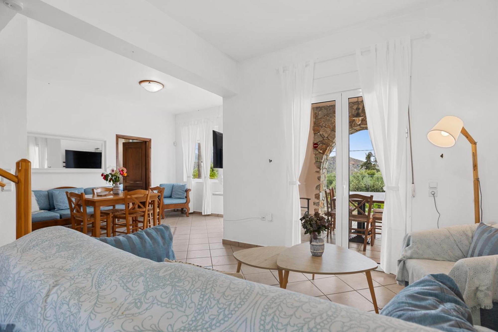 Sea View Villa Stelios With Private Pool Near The Beach Kalyves Exterior foto